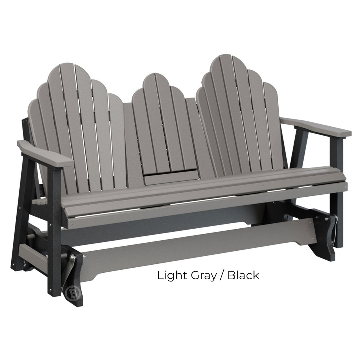 Berlin Gardens Cozi-Back Three Seat Glider w/Console