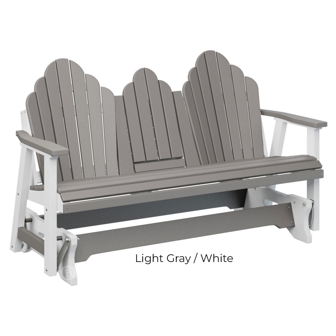 Berlin Gardens Cozi-Back Three Seat Glider w/Console