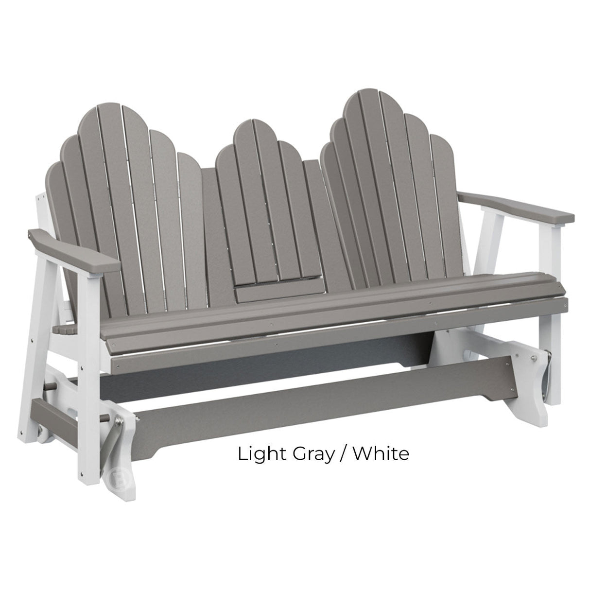 Berlin Gardens Cozi-Back Three Seat Glider w/Console