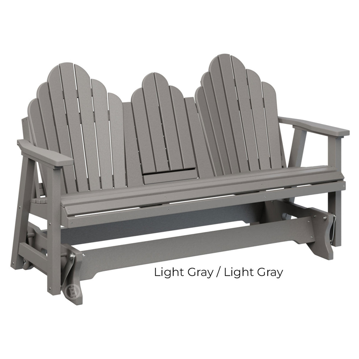 Berlin Gardens Cozi-Back Three Seat Glider w/Console