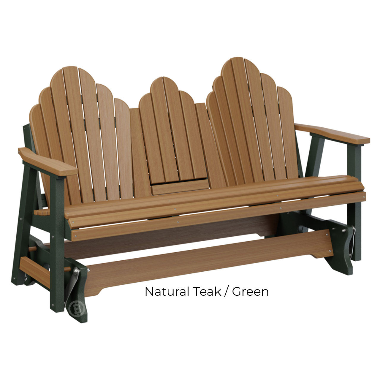 Berlin Gardens Cozi-Back Three Seat Glider w/Console