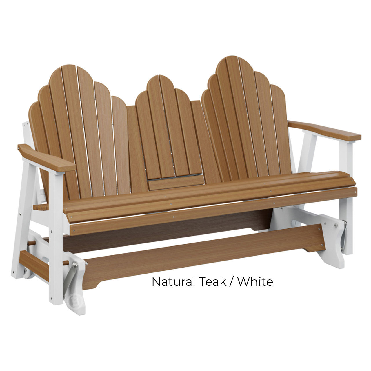 Berlin Gardens Cozi-Back Three Seat Glider w/Console