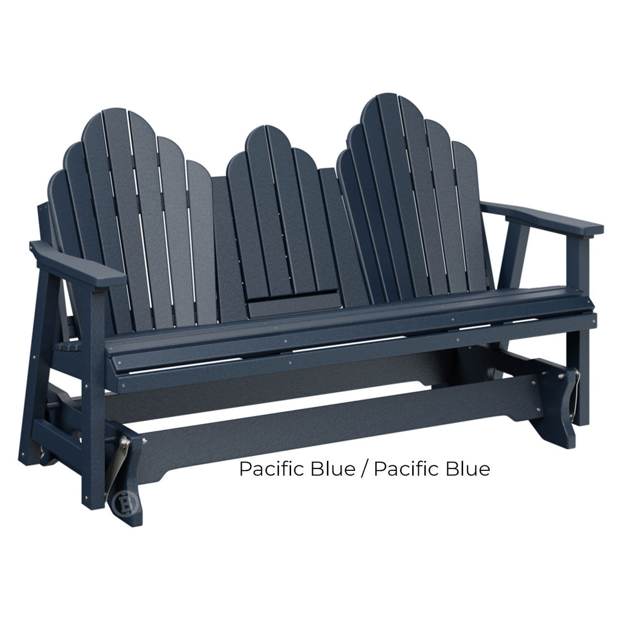 Berlin Gardens Cozi-Back Three Seat Glider w/Console