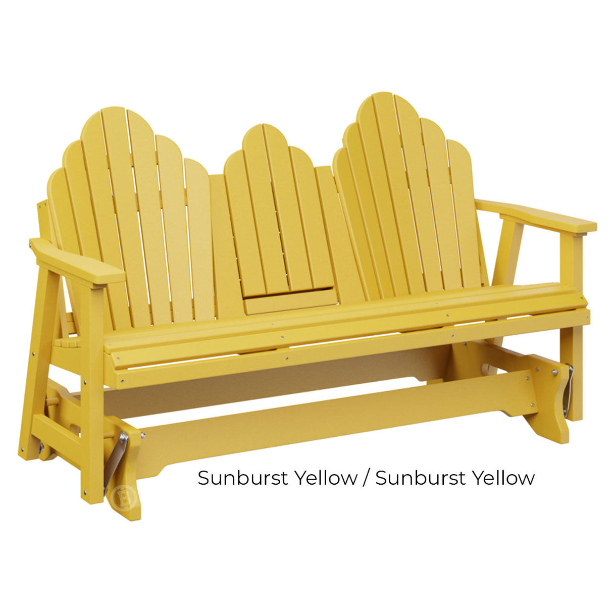 Berlin Gardens Cozi-Back Three Seat Glider w/Console