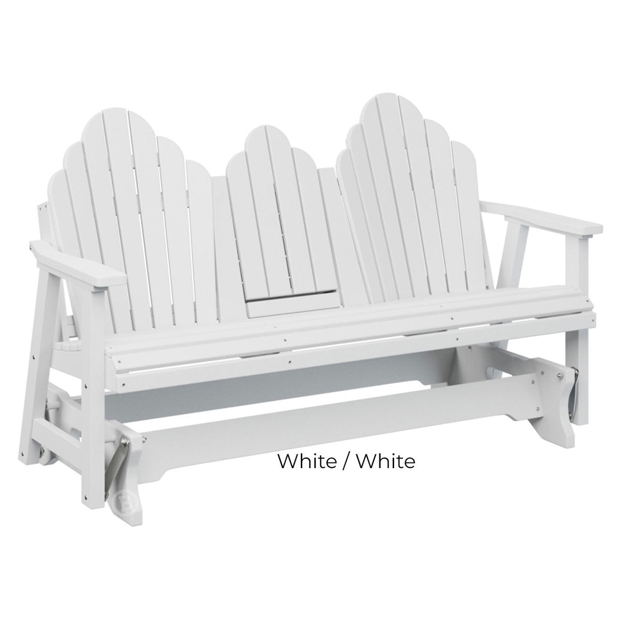 Berlin Gardens Cozi-Back Three Seat Glider w/Console