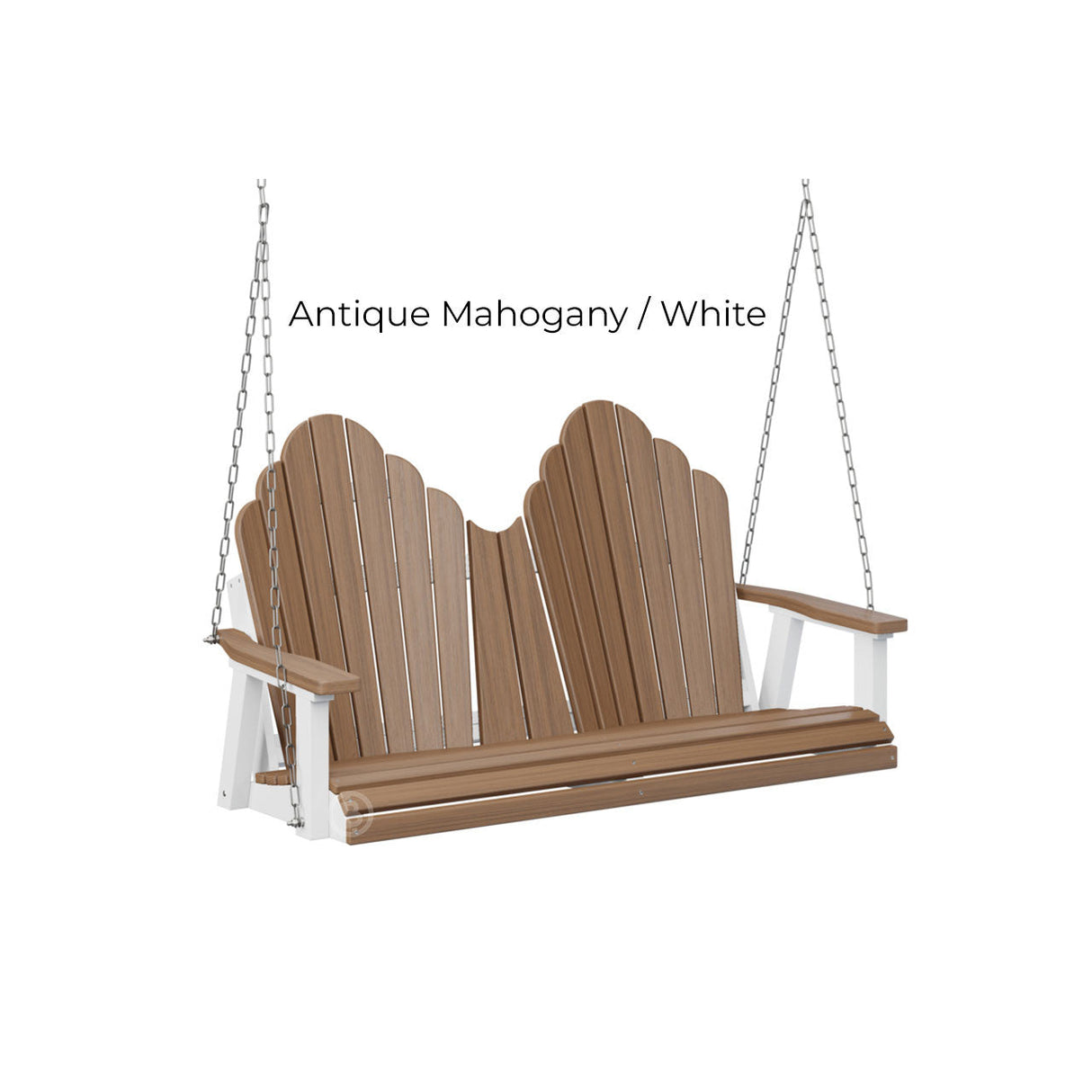Berlin Gardens Cozi-Back Double Swing (Stainless Chains)