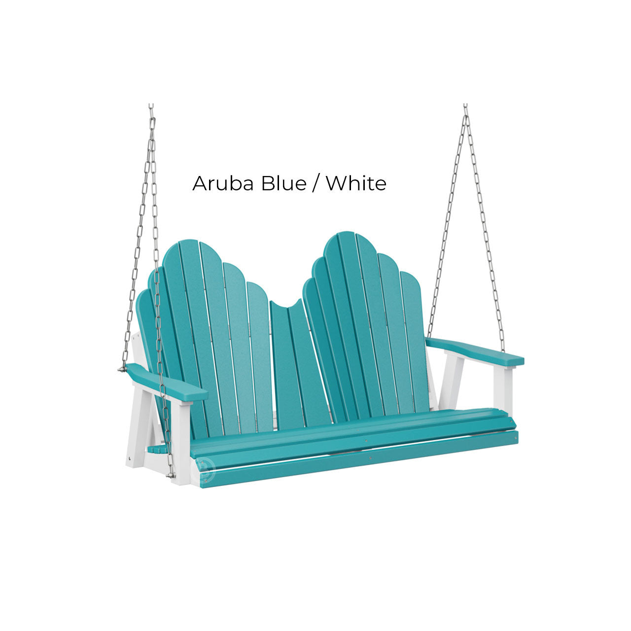 Berlin Gardens Cozi-Back Double Swing (Stainless Chains)