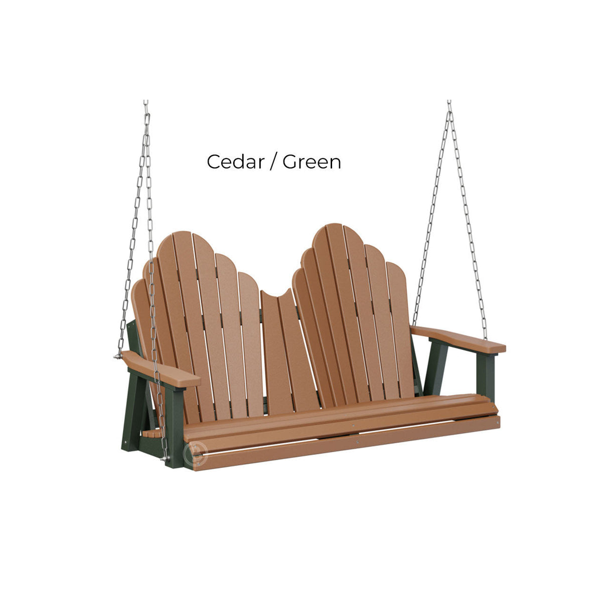 Berlin Gardens Cozi-Back Double Swing (Stainless Chains)