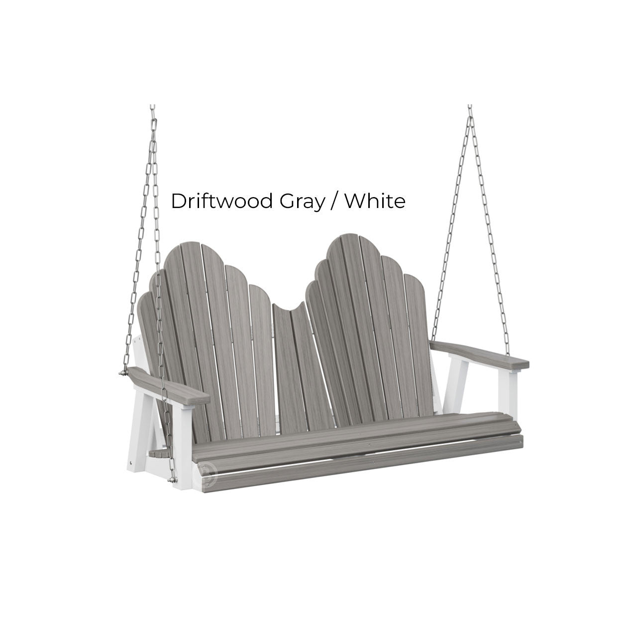 Berlin Gardens Cozi-Back Double Swing (Stainless Chains)