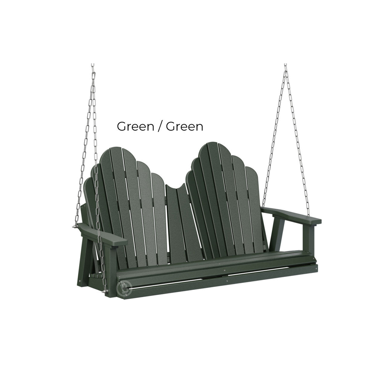 Berlin Gardens Cozi-Back Double Swing (Stainless Chains)