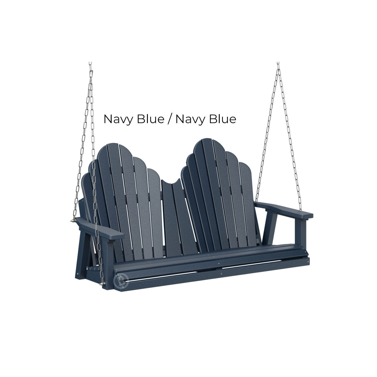 Berlin Gardens Cozi-Back Double Swing (Stainless Chains)