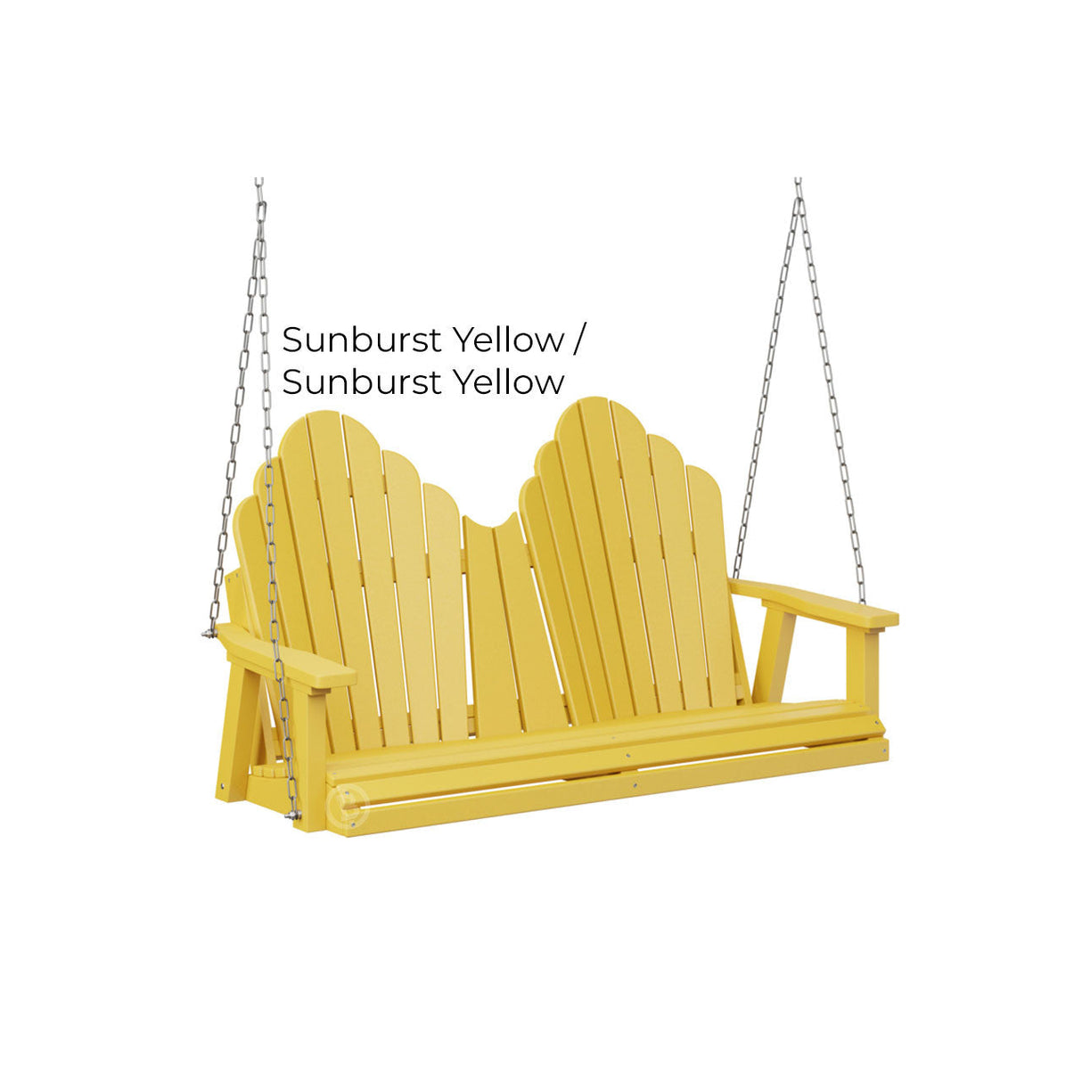 Berlin Gardens Cozi-Back Double Swing (Stainless Chains)