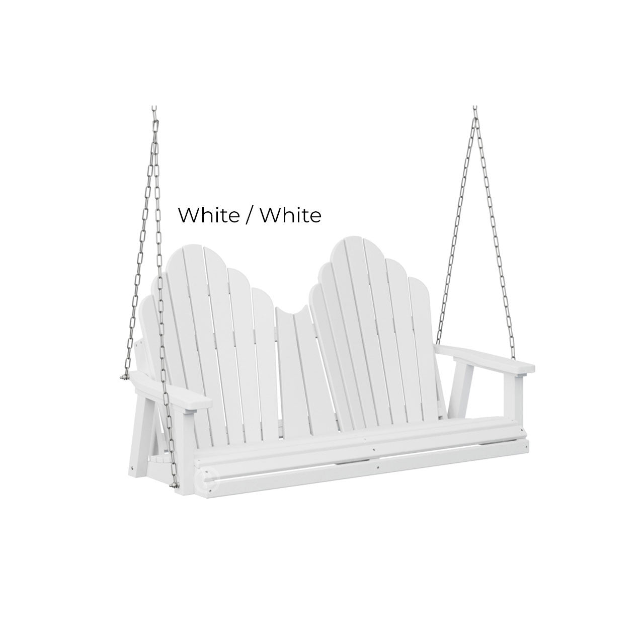 Berlin Gardens Cozi-Back Double Swing (Stainless Chains)