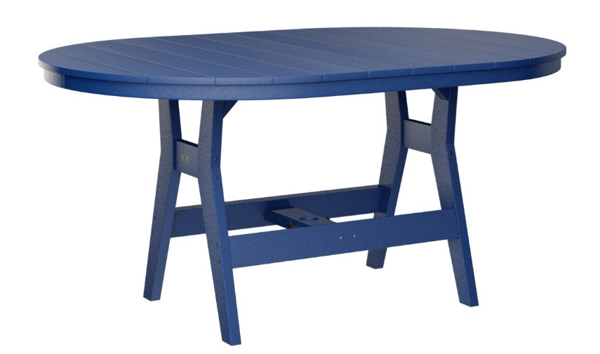 Berlin Gardens Harbor Bar Tables Standard Top 44" x 64" Oblong Bar Table