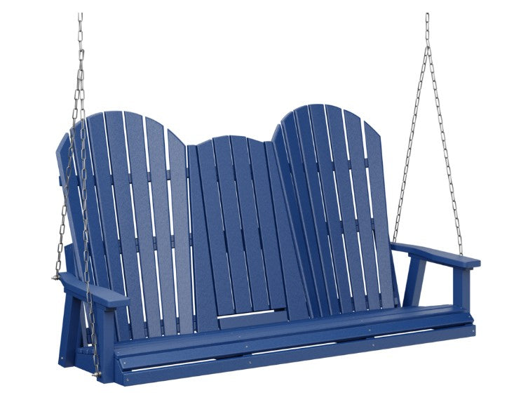 Berlin Gardens Comfo-Back Three Seat Swing w/Console (Zinc Chains)