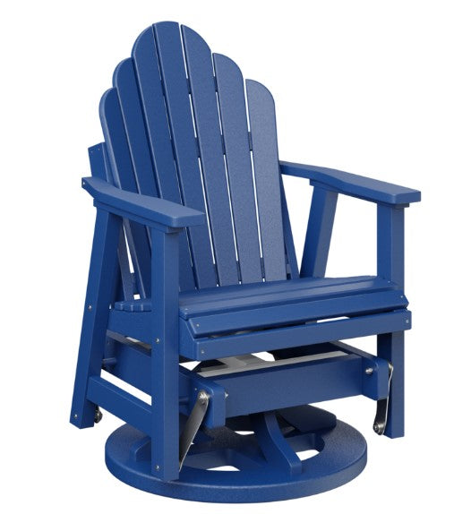 Berlin Gardens Cozi-Back Swivel Glider with Allochrome Brackets