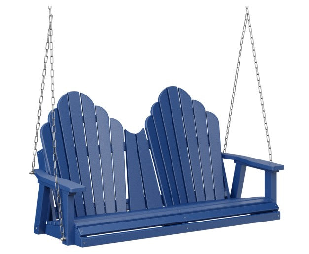 Berlin Gardens Cozi-Back Double Swing (Zinc Chains)