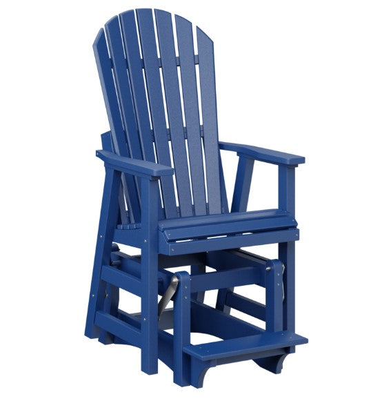 Berlin Gardens Comfo-Back Single Counter Glider with Allochrome Brackets