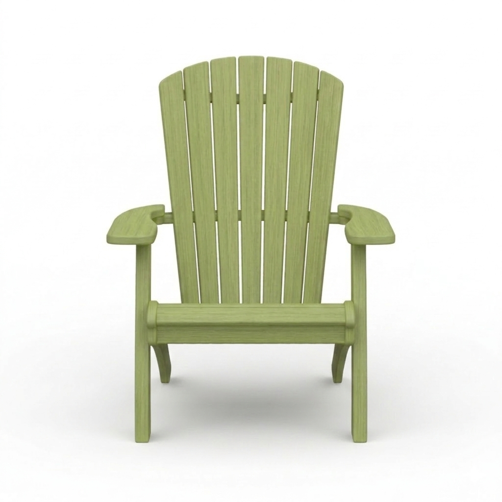 PolyCasual Adirondack, Lime Green - Quick Ship