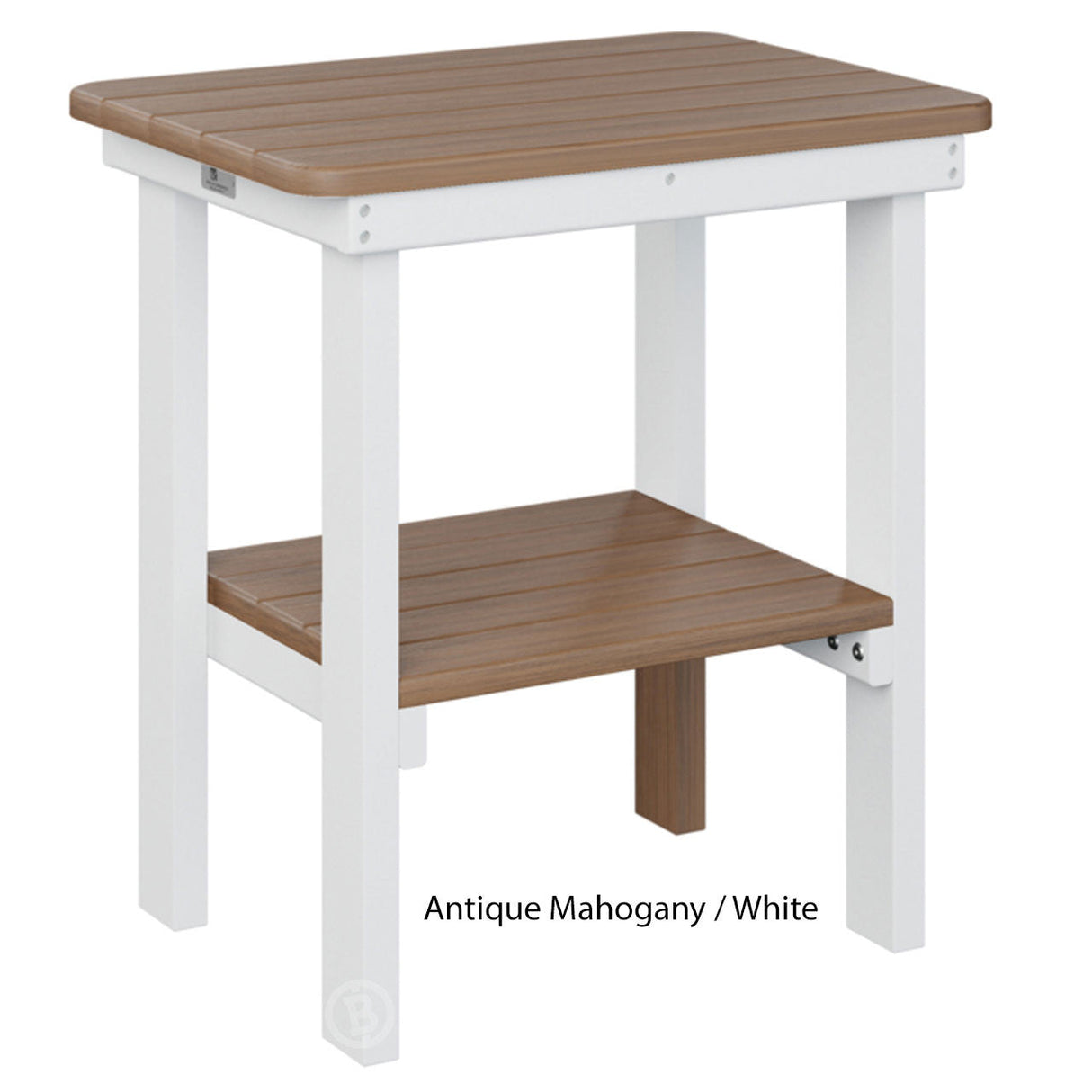 Berlin Gardens Rectangle End Table Dining Height