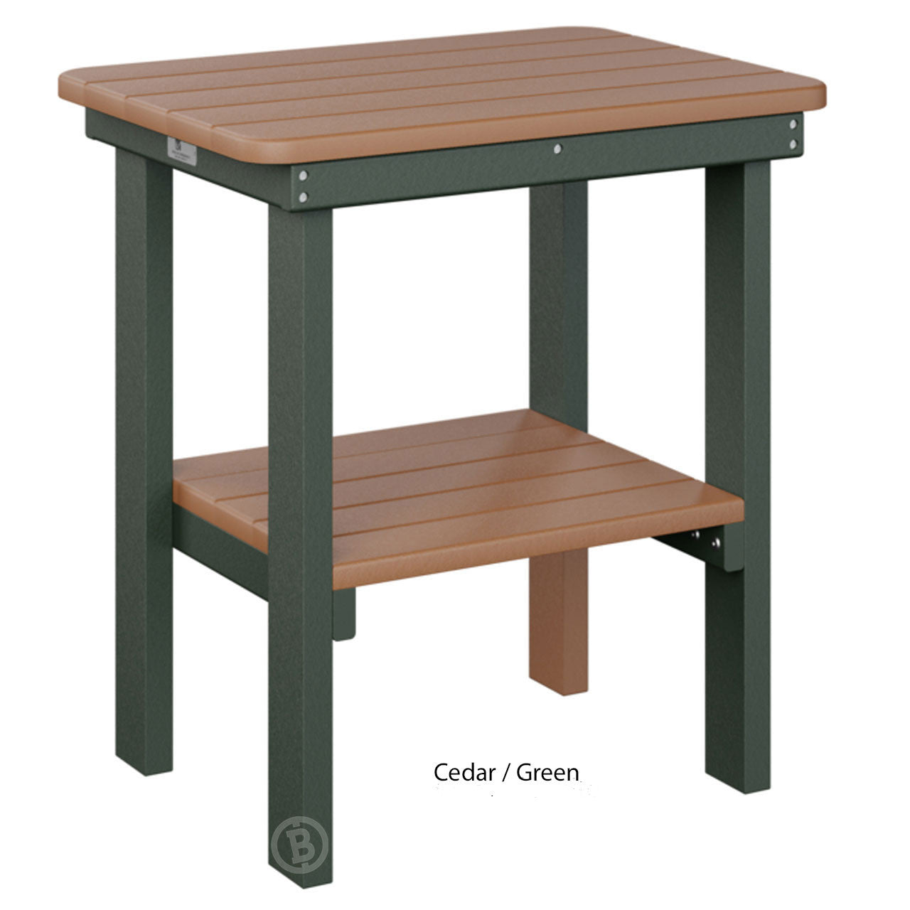 Berlin Gardens Rectangle End Table Dining Height