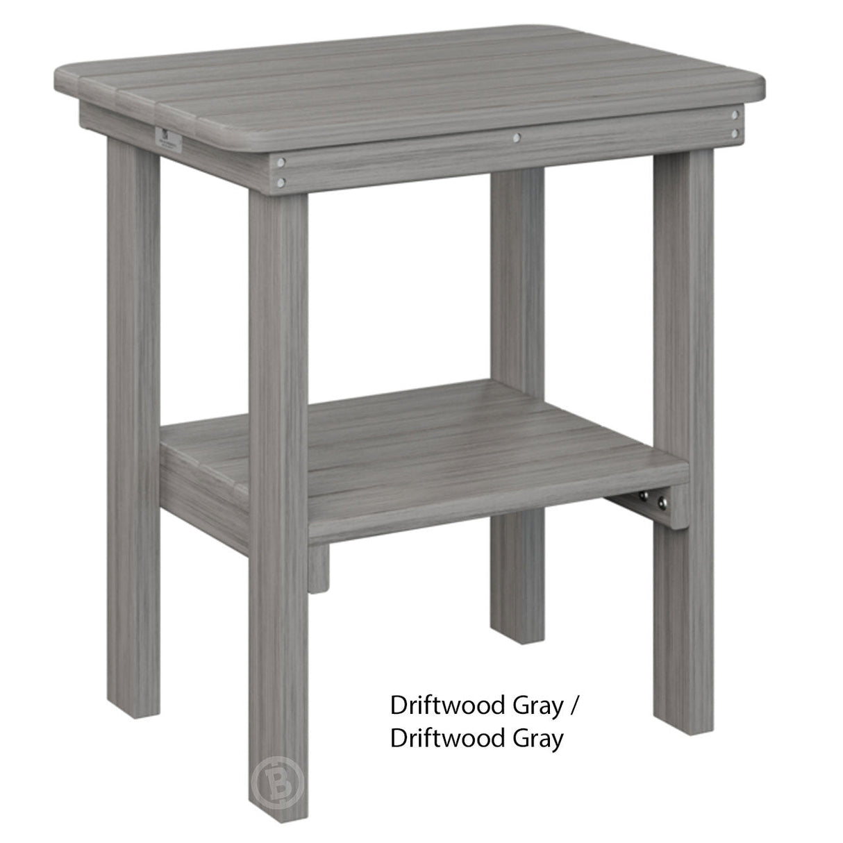 Berlin Gardens Rectangle End Table Dining Height