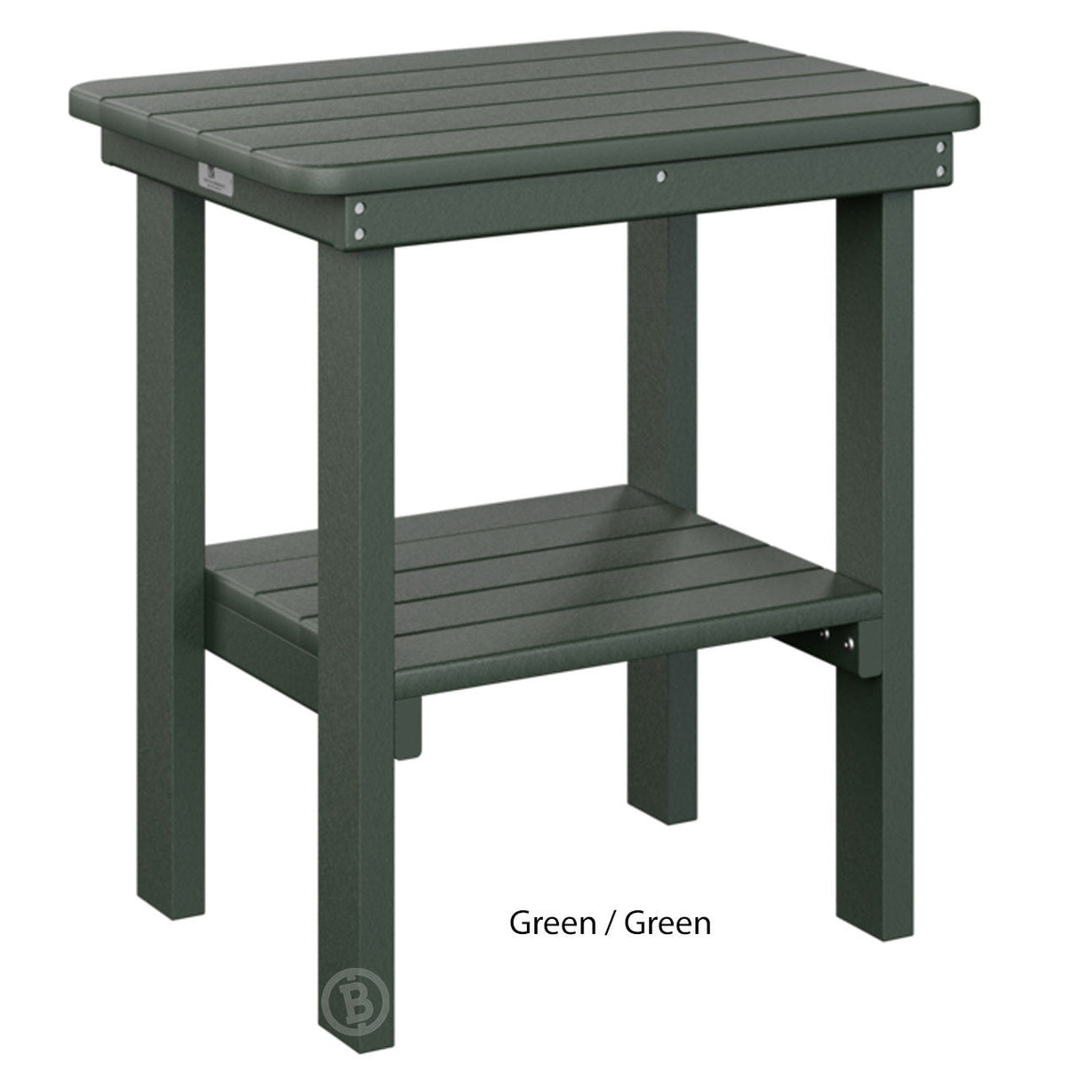 Berlin Gardens Rectangle End Table Dining Height