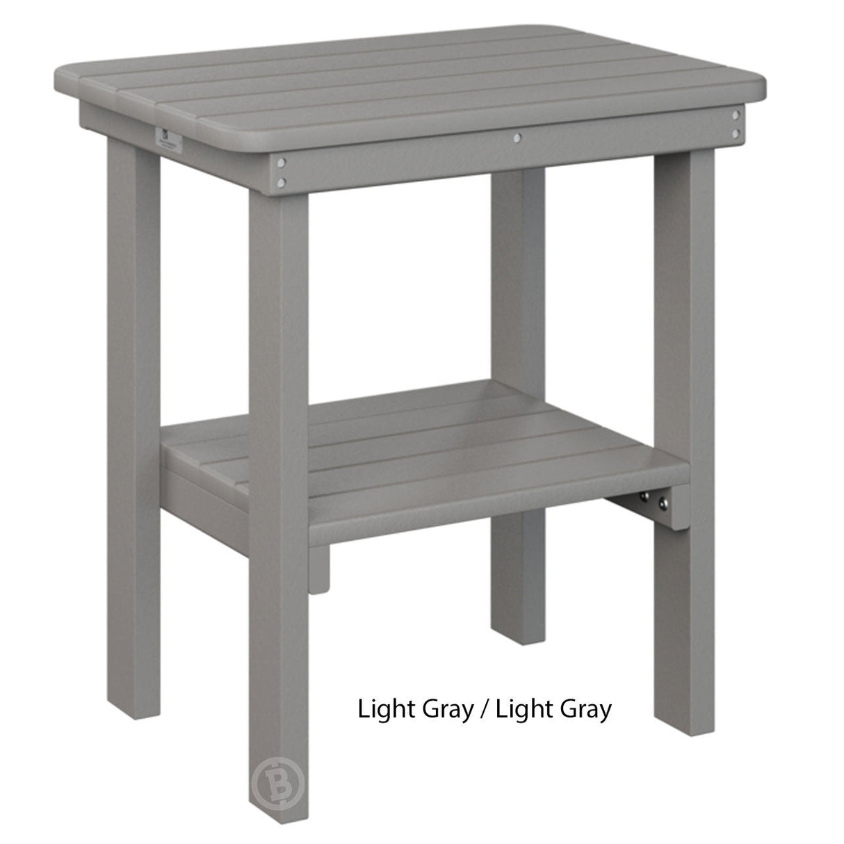 Berlin Gardens Rectangle End Table Dining Height