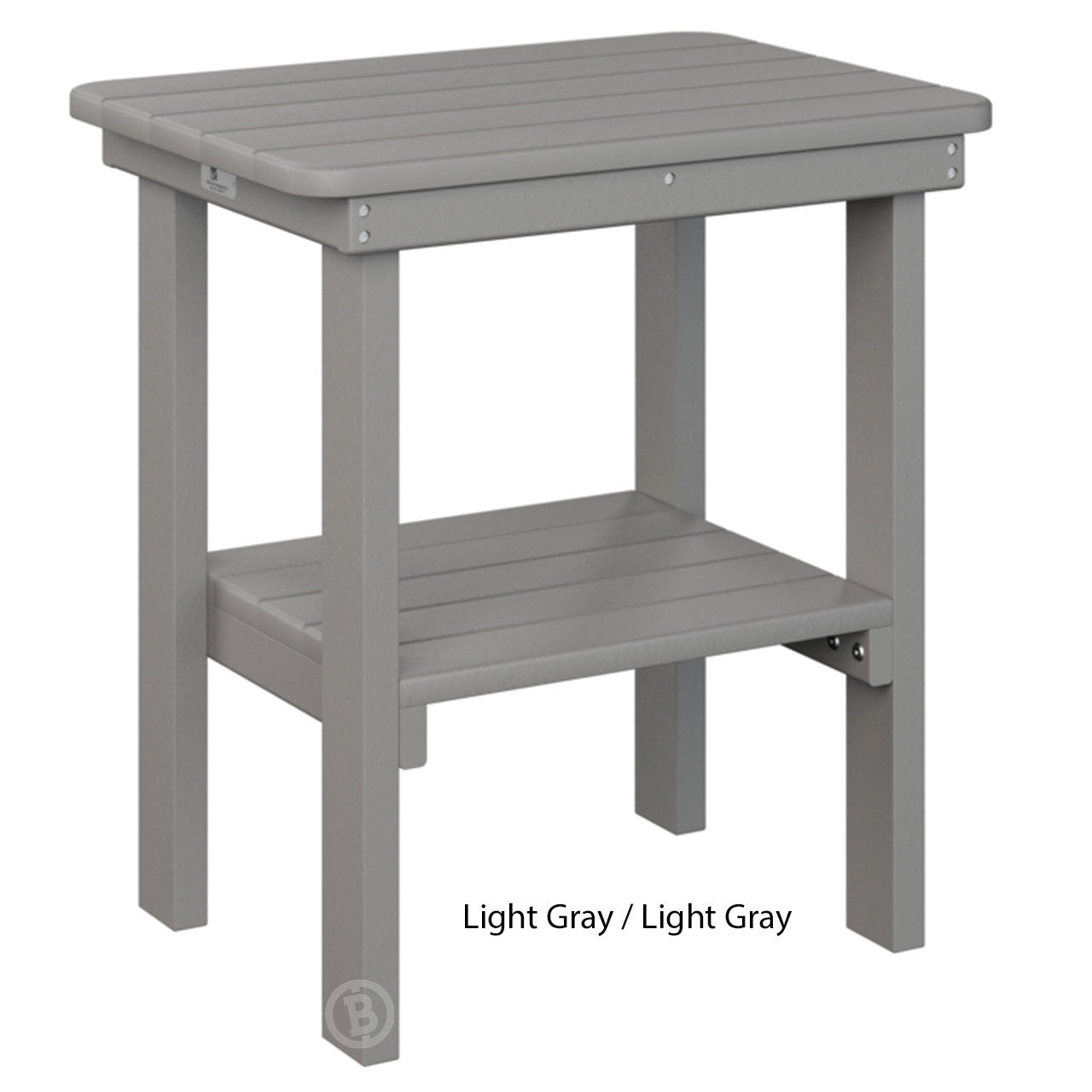 Berlin Gardens Rectangle End Table Dining Height