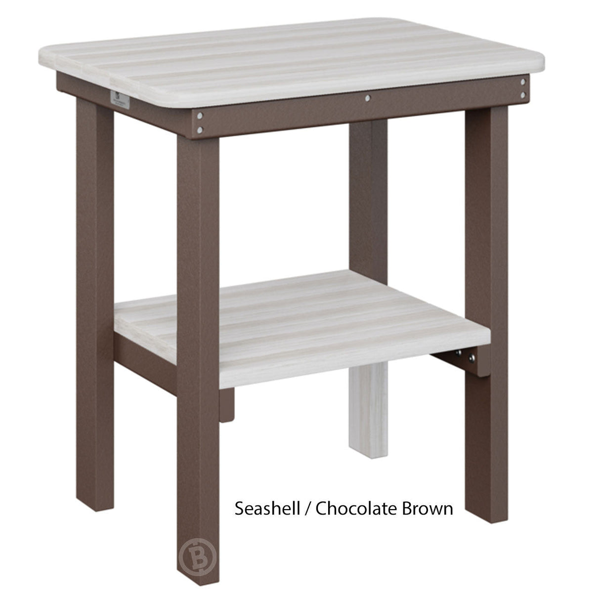 Berlin Gardens Rectangle End Table Dining Height