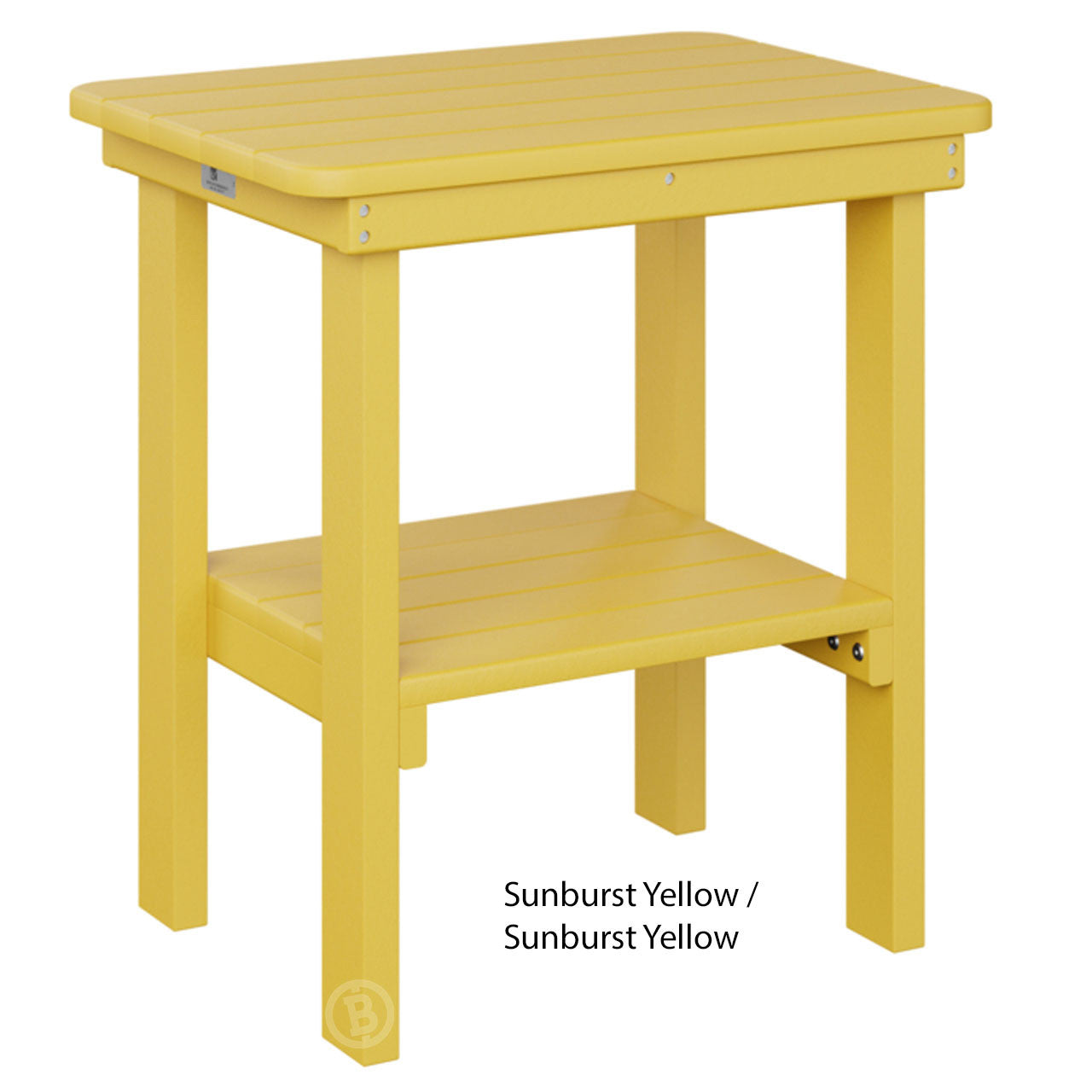 Berlin Gardens Rectangle End Table Dining Height