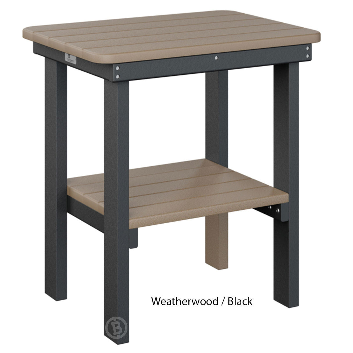 Berlin Gardens Rectangle End Table Dining Height
