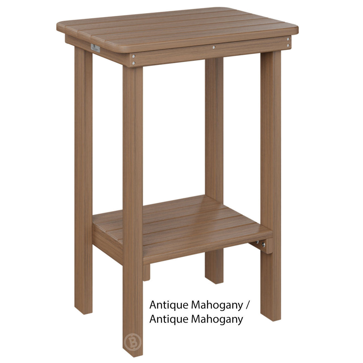 Berlin Gardens Rectangle End Table Counter Height