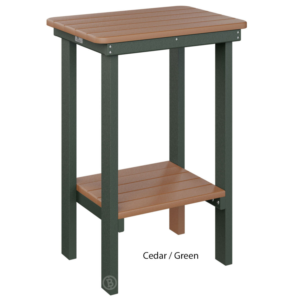 Berlin Gardens Rectangle End Table Counter Height