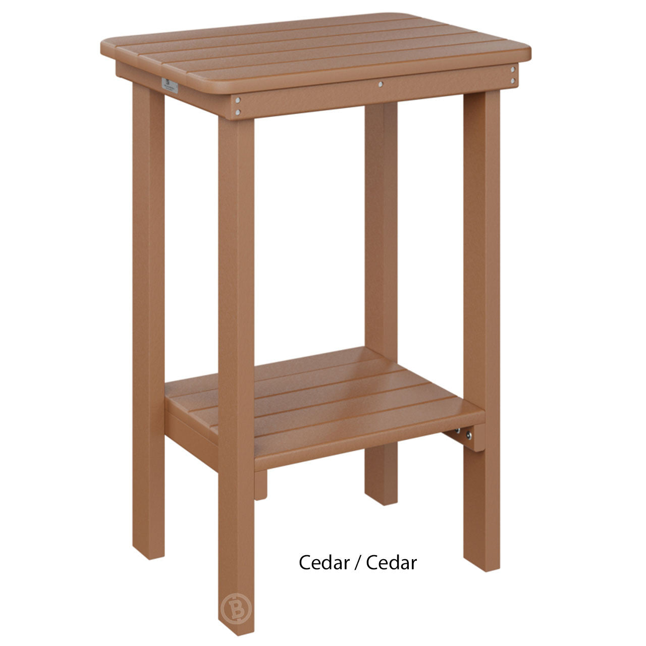 Berlin Gardens Rectangle End Table Counter Height