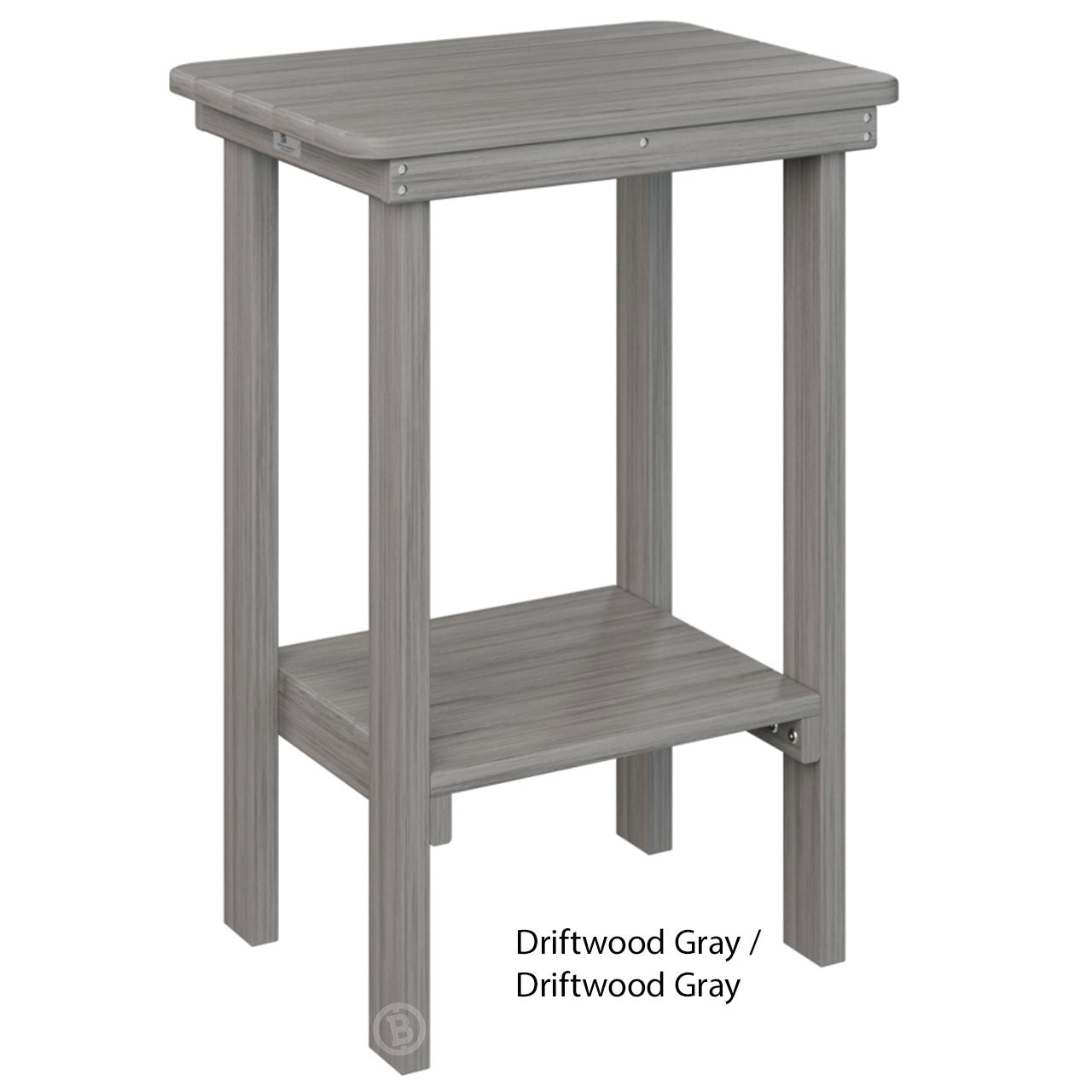 Berlin Gardens Rectangle End Table Counter Height