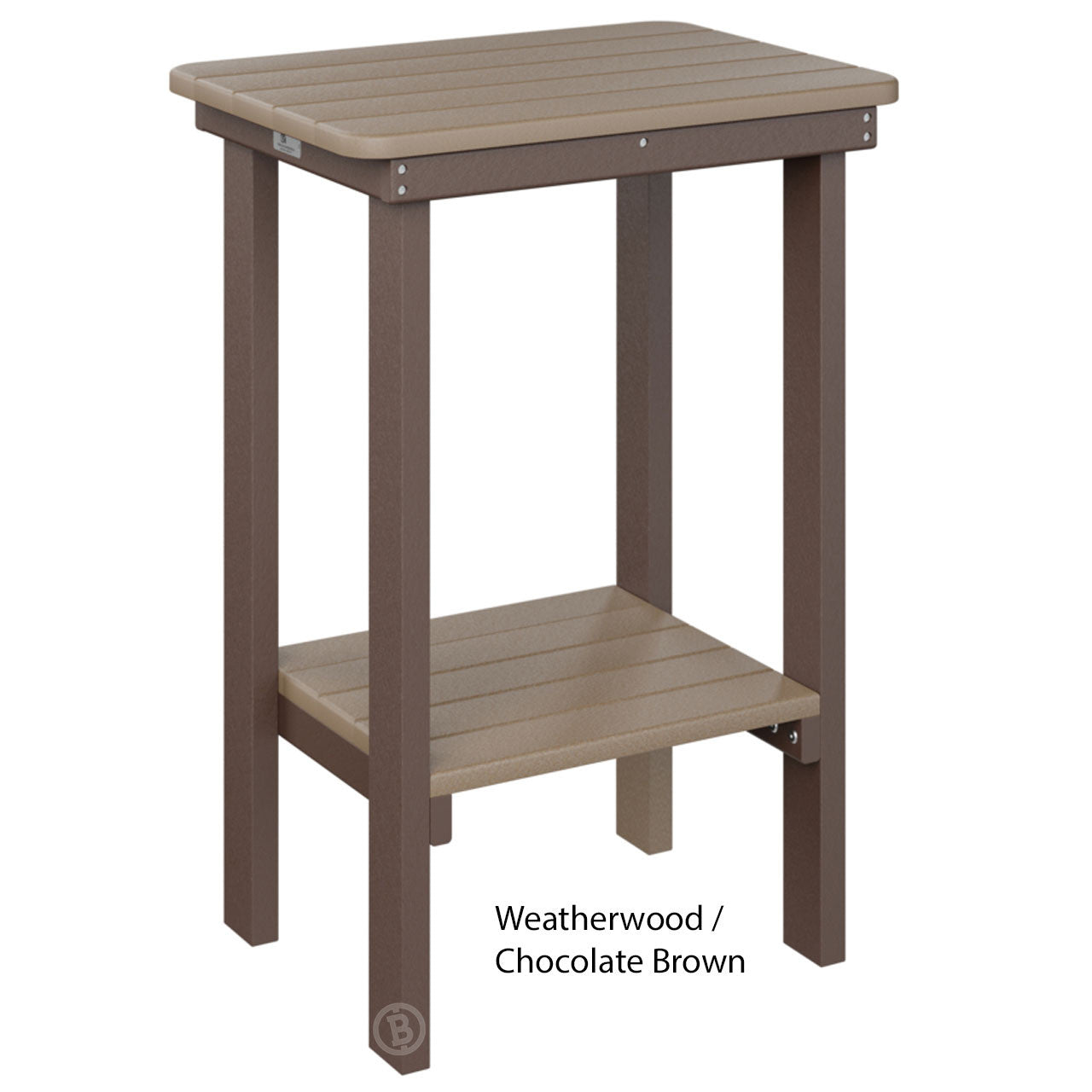 Berlin Gardens Rectangle End Table Counter Height