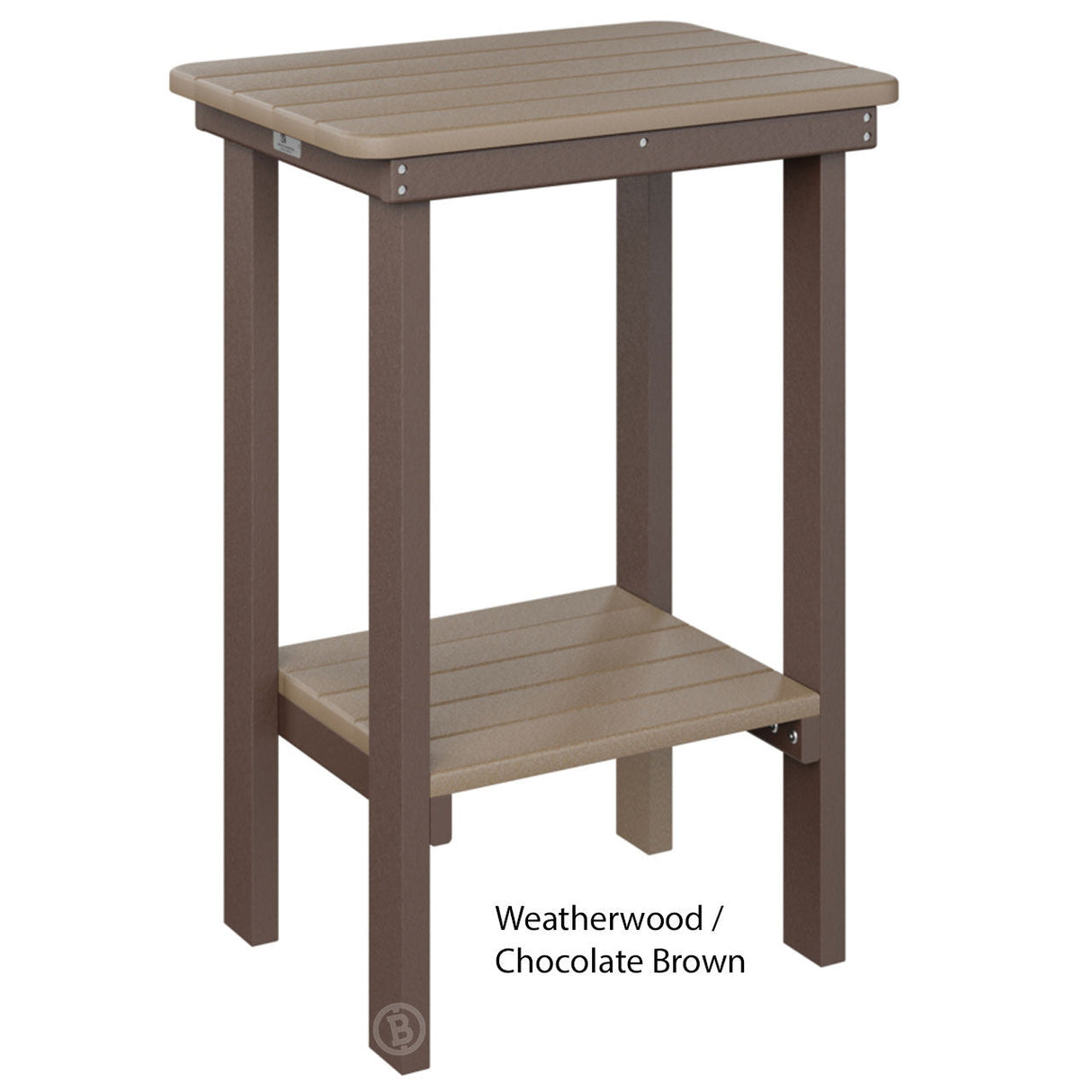 Berlin Gardens Rectangle End Table Counter Height