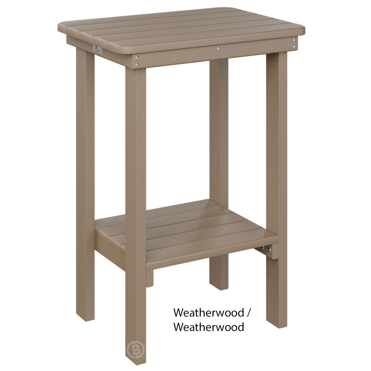 Berlin Gardens Rectangle End Table Counter Height