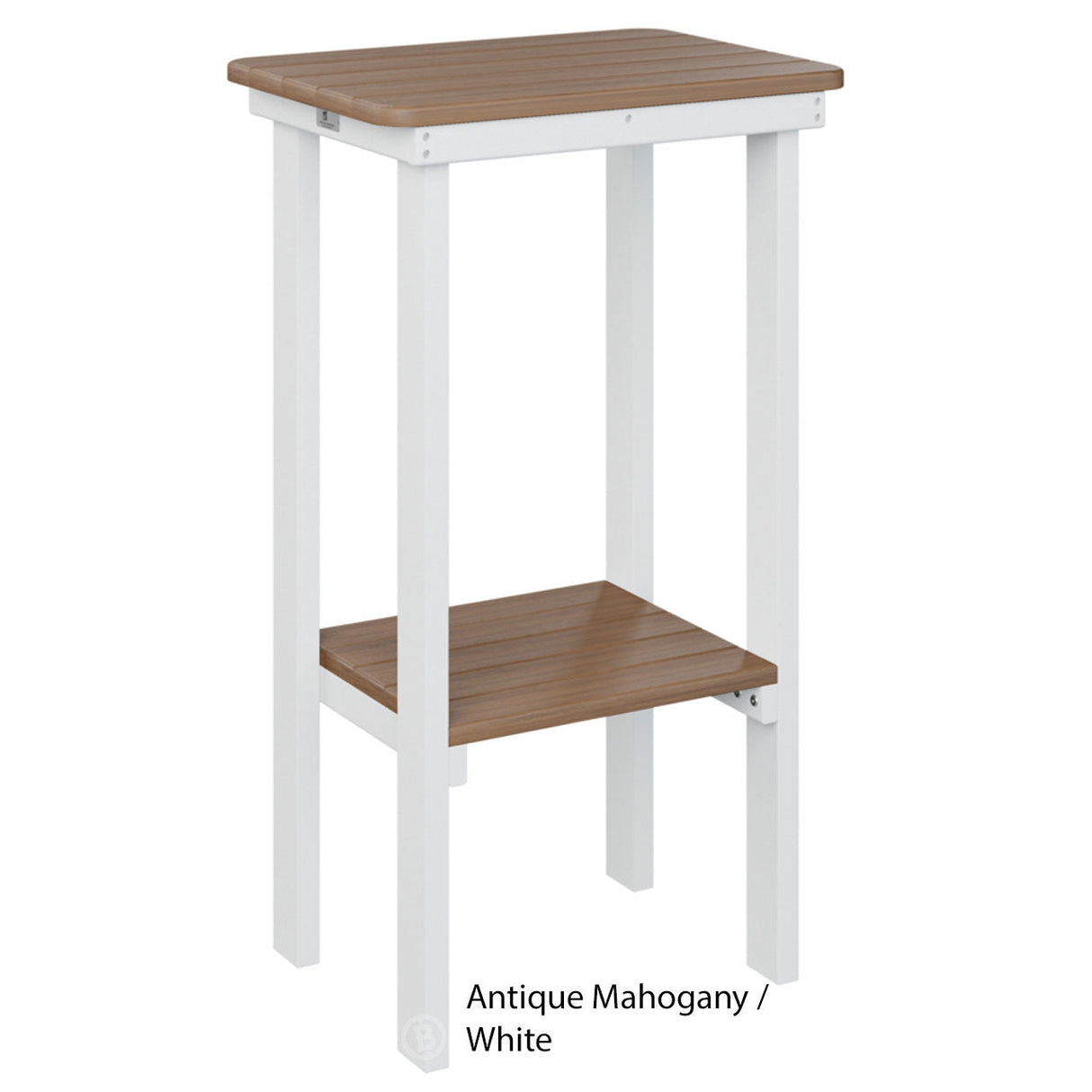 Berlin Gardens Rectangle End Table Bar Height