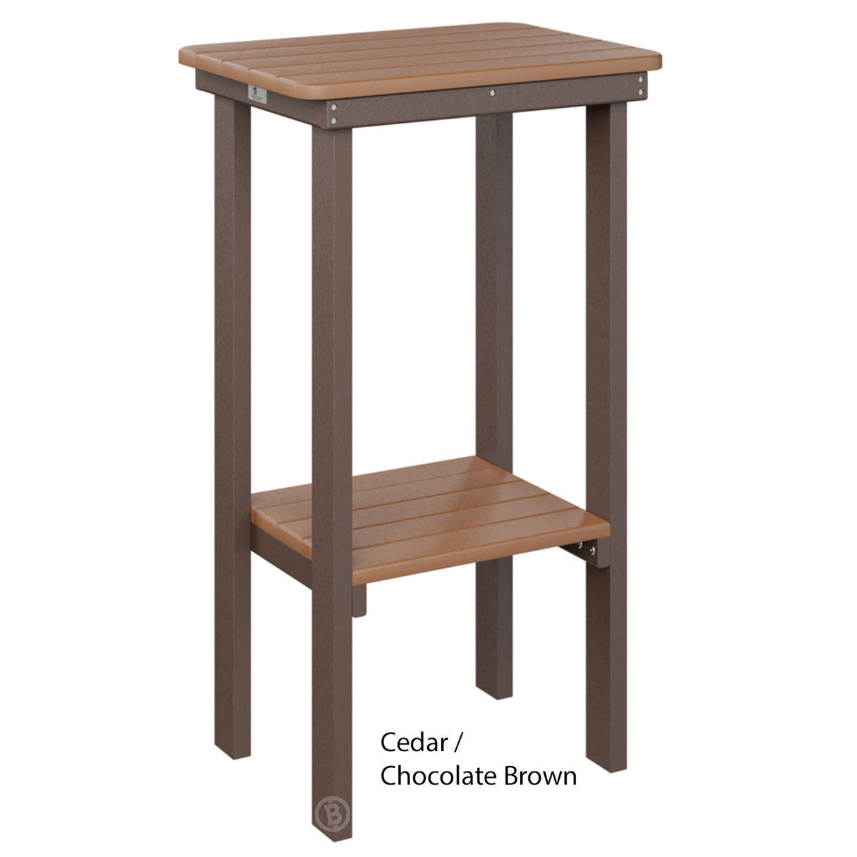 Berlin Gardens Rectangle End Table Bar Height