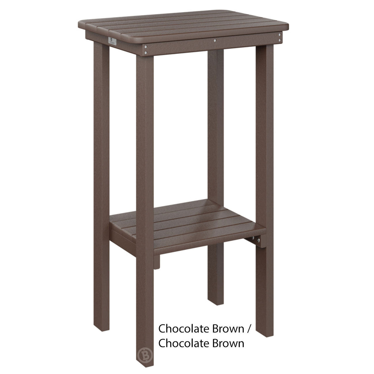 Berlin Gardens Rectangle End Table Bar Height