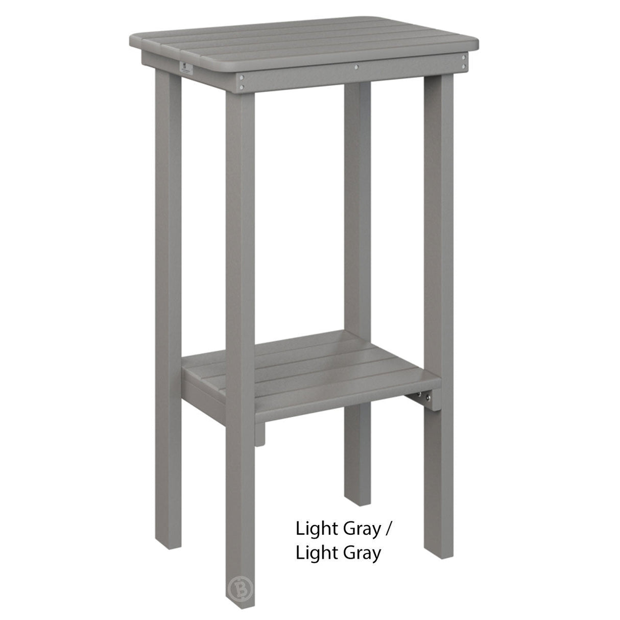 Berlin Gardens Rectangle End Table Bar Height