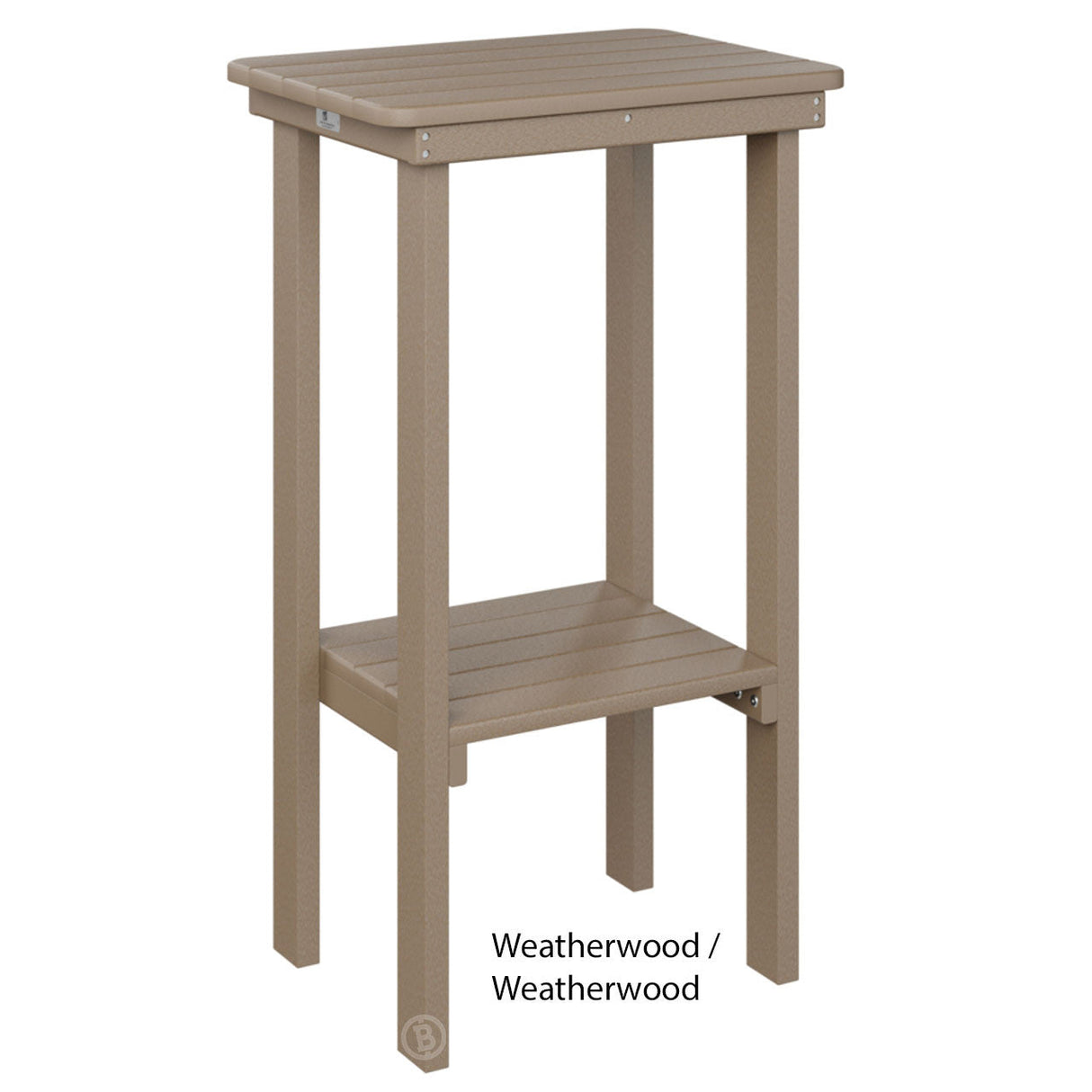 Berlin Gardens Rectangle End Table Bar Height