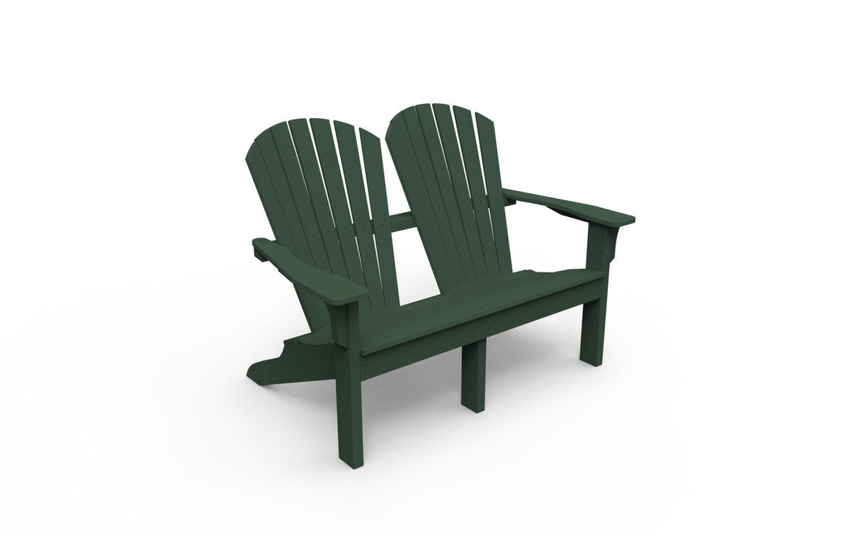 Seaside Casual Adirondack Shellback Love Seat