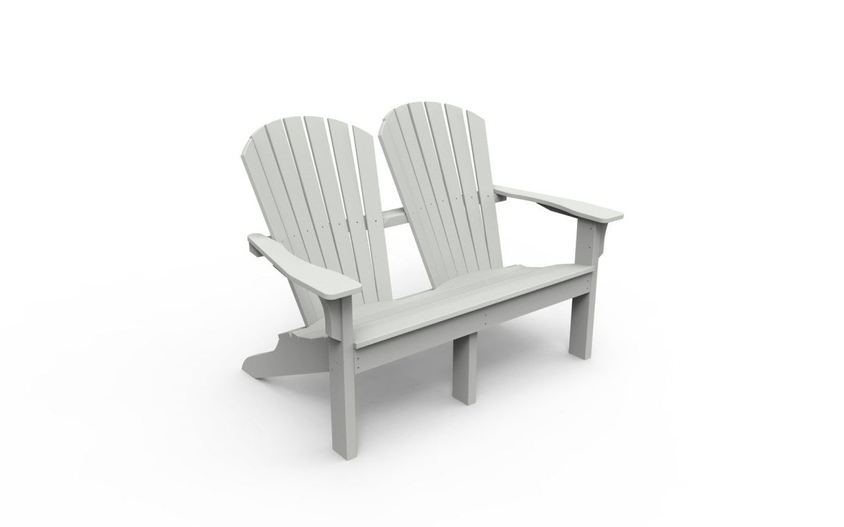 Seaside Casual Adirondack Shellback Love Seat