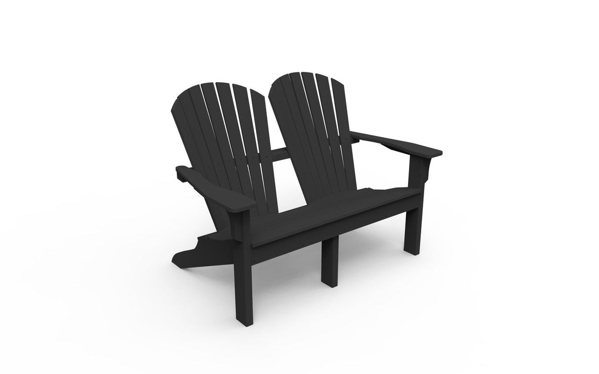 Seaside Casual Adirondack Shellback Love Seat