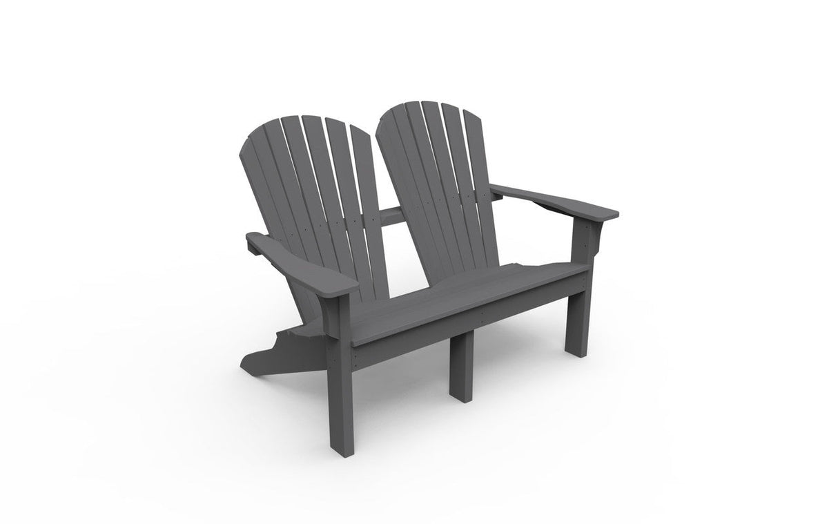 Seaside Casual Adirondack Shellback Love Seat