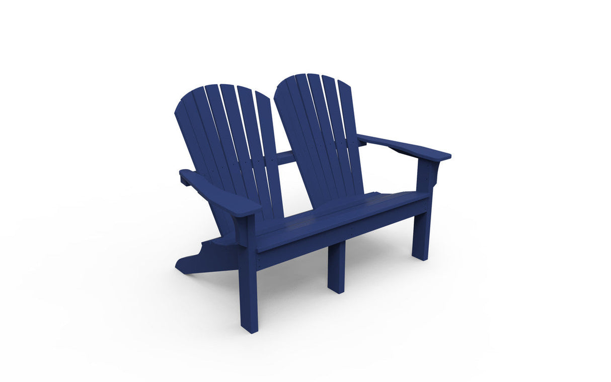 Seaside Casual Adirondack Shellback Love Seat