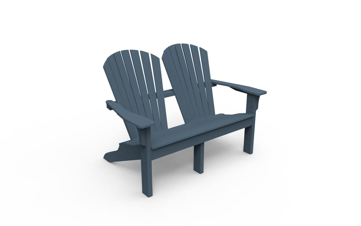 Seaside Casual Adirondack Shellback Love Seat
